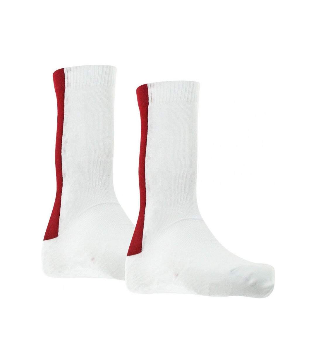 LEVI'S Lot de 2 paires de Chaussettes Mixte Coton TAB Blanc Rouge-1