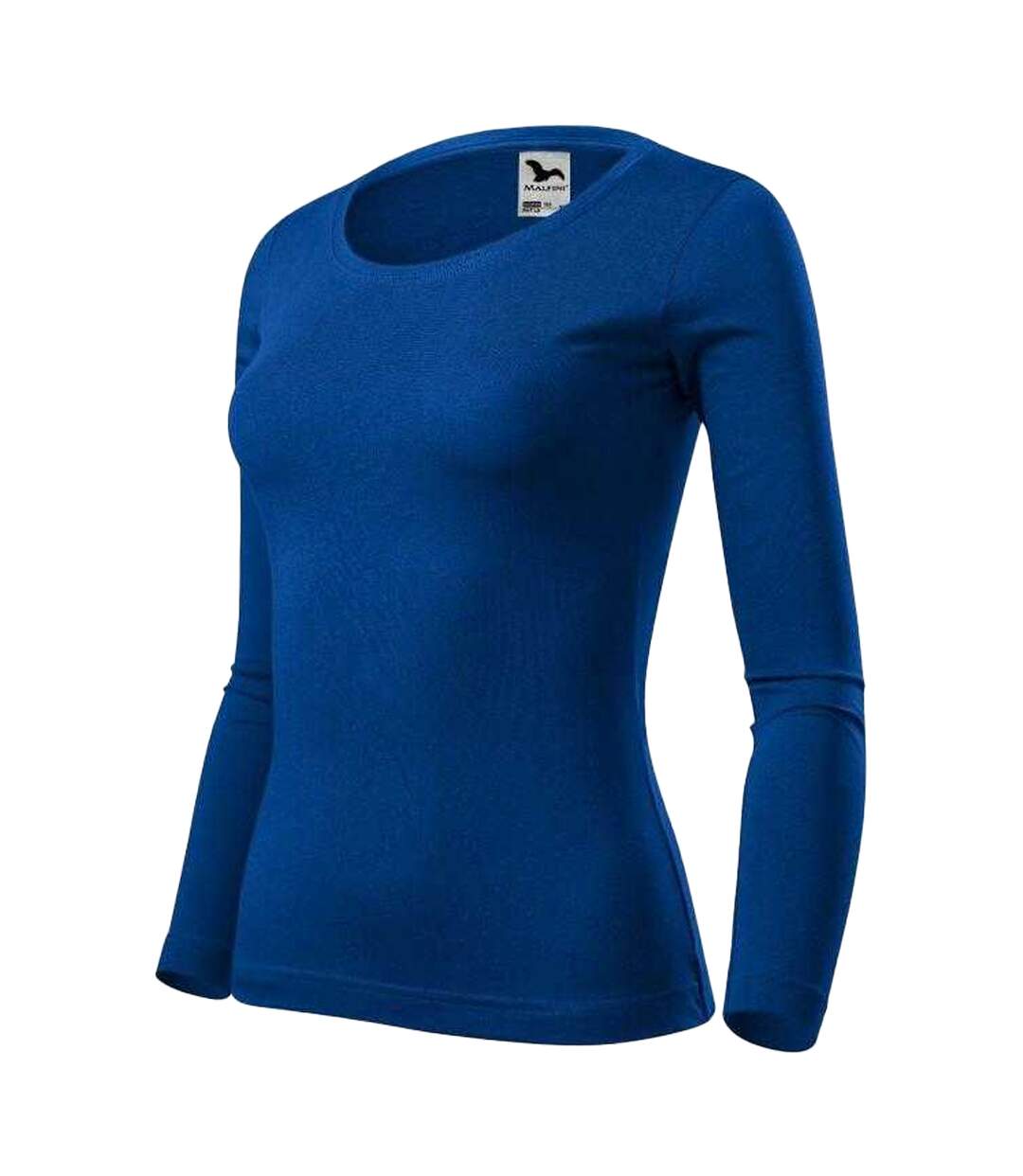 T-shirt Manches Longues Motif/style Uni Femme Bleu Roi Malfini-3