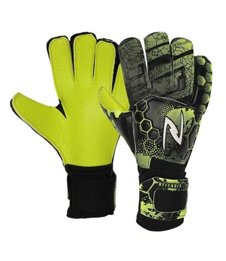 Gants De Gardien De But Adulte Noir Vert Inny
