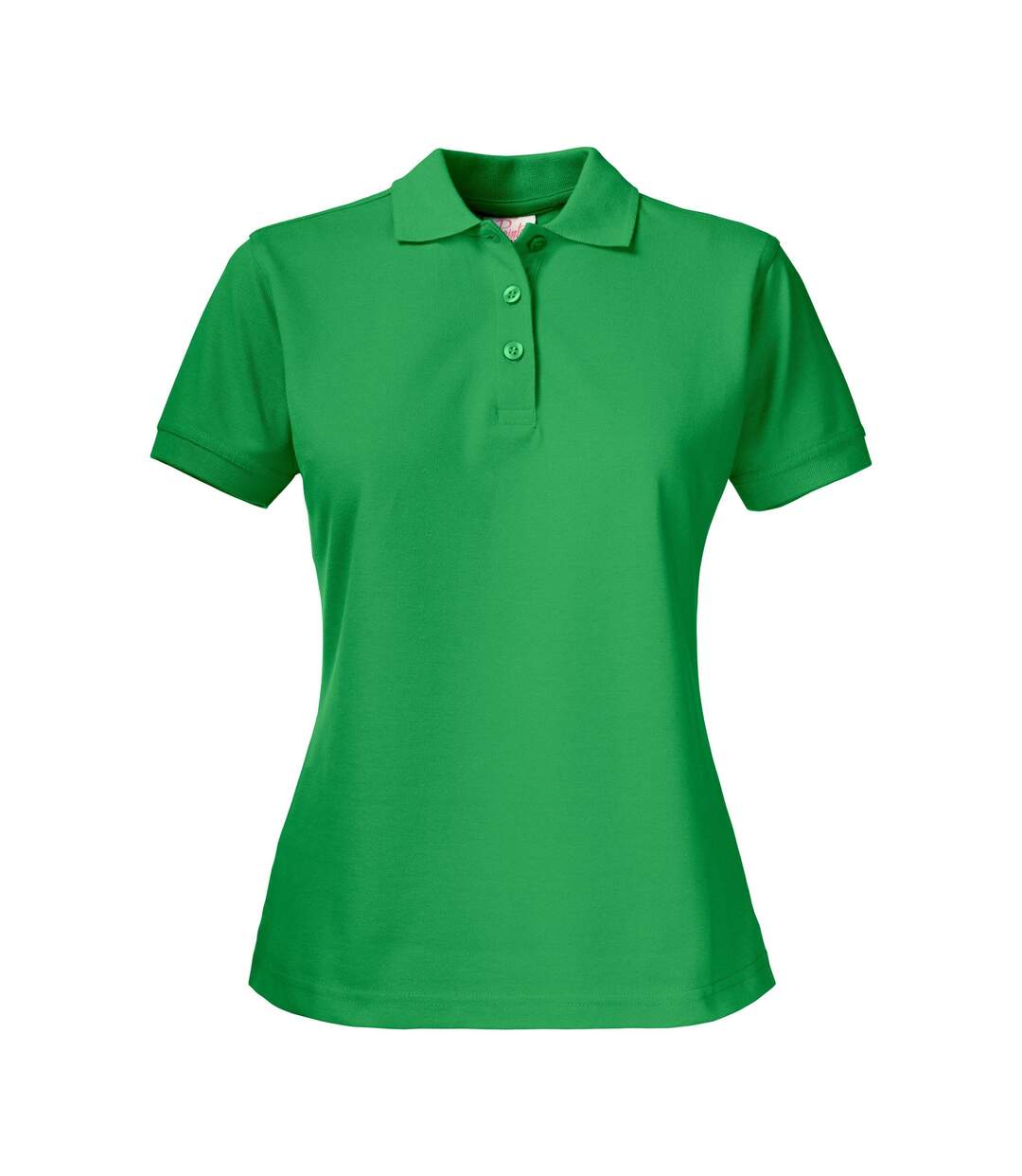 Womens/ladies Surf Pro Polo Shirt Fresh Green Printer-2