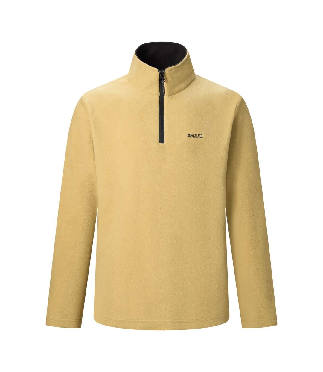 Great Outdoors Mens Thompson Half Zip Fleece Top Desert Beige Regatta-2