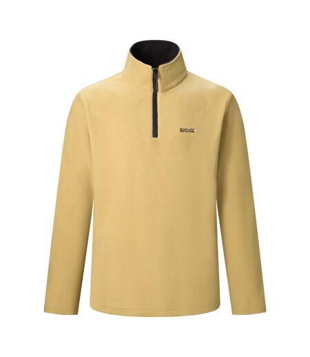 Great Outdoors Mens Thompson Half Zip Fleece Top Desert Beige Regatta