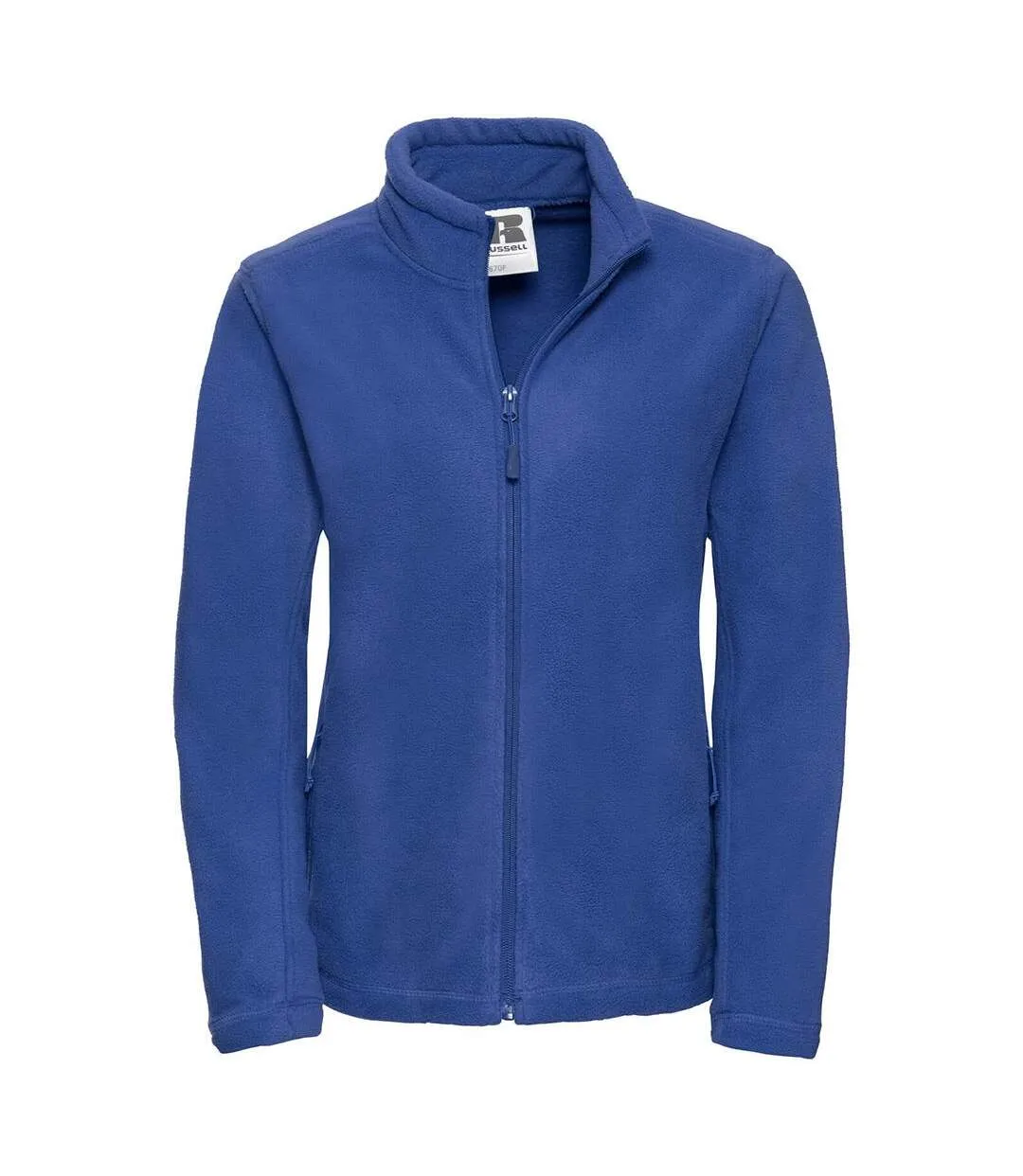 Russell Colours Ladies Full Zip Outdoor Fleece Jacket Veste Polaire D'extérieur À Fermeture Éclair Bleu Roi Jerzees Colours-1