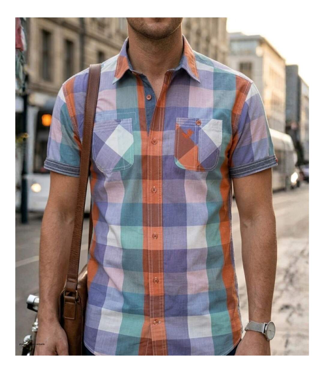 Chemisettes Manches Courtes WINCHESTER TAHITI2 : Le Look Estival Confortable et Soigné-1