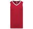 Maillot de basket - Homme - PA4050 - rouge et blanc-1