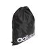 Essentials Logo Gym Drawstring Bag One Size Black White Adidas-3
