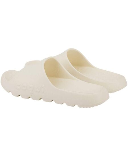 Claquettes Lou Femme Beige Crème Coqui