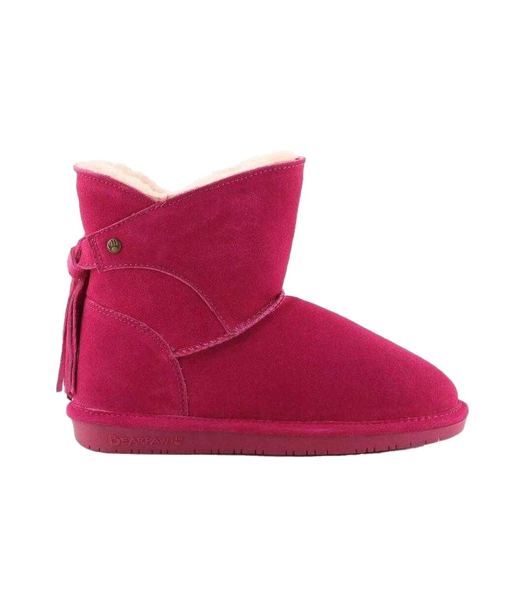 Après-skis Mia Pom Berry Femme Rose Bearpaw-4