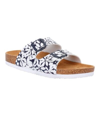 Womens/ladies mia double strap sandals navy/white Regatta