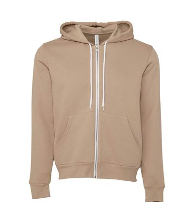 Sweat Capuche Unisexe Marron Clair Bella + Canvas