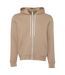 Sweat Capuche Unisexe Marron Clair Bella + Canvas-1
