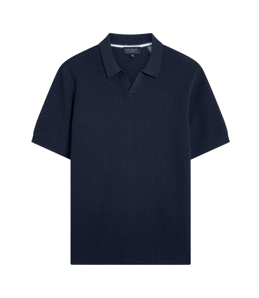 Polo Motif/style Zig-zag Homme Bleu Marine Ted Baker-2