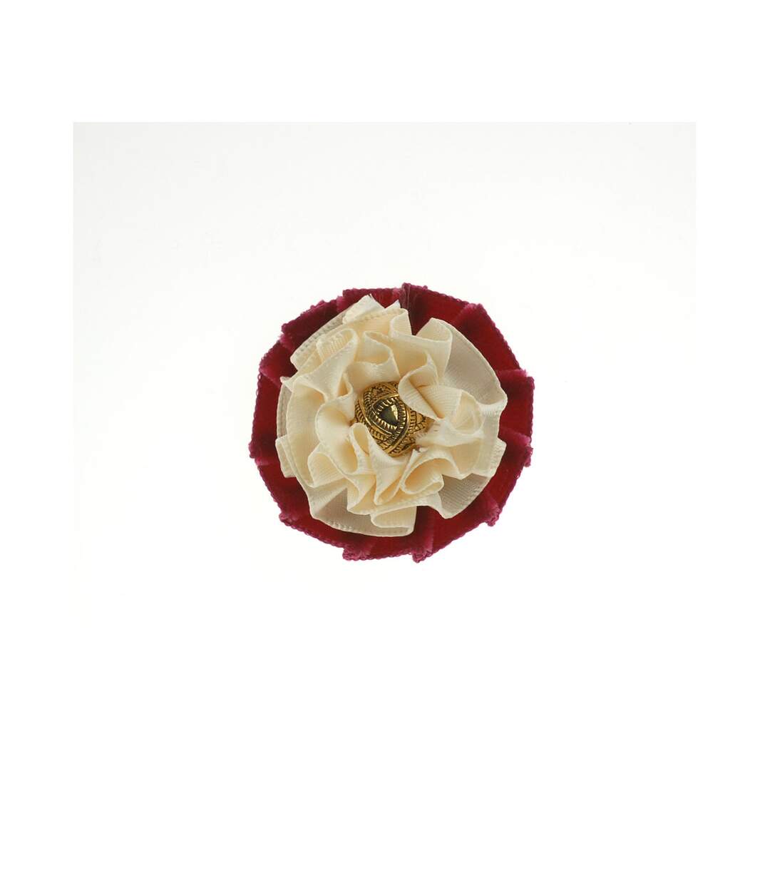 ShowQuest Newport Buttonhole (Burgundy/Cream/Gold) - UTBZ1398-1