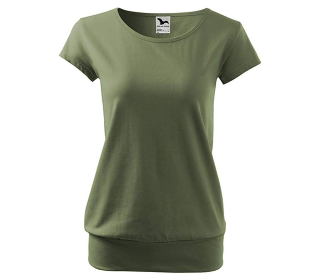 T-shirt style silhouette fluide - Femme - MF120 - vert kaki-1