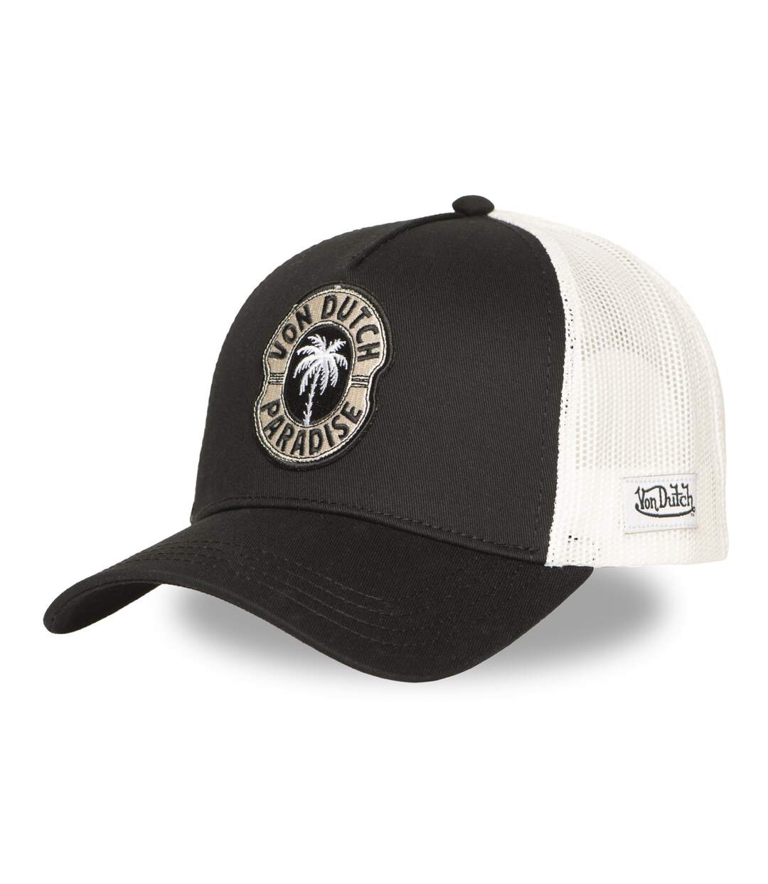 Casquette baseball avec filet et écusson brodé Palmier Vondutch-1