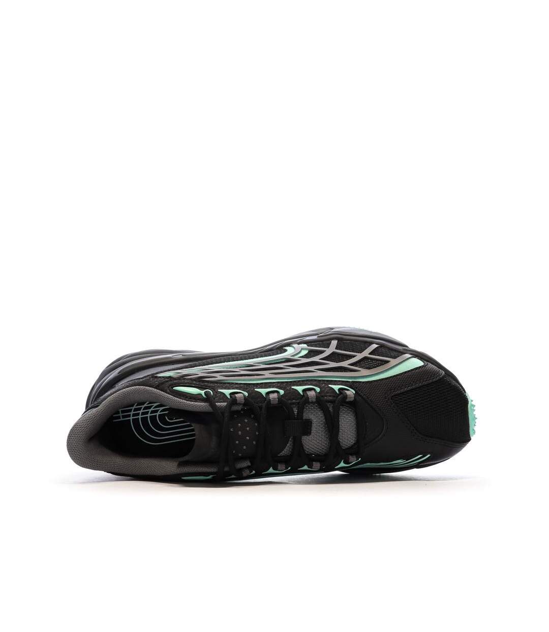 Baskets noire/turquoise homme puma spirex-4