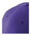Casquette Motif/style 6 Panneaux Athleisure Violet Blanc Beechfield-3