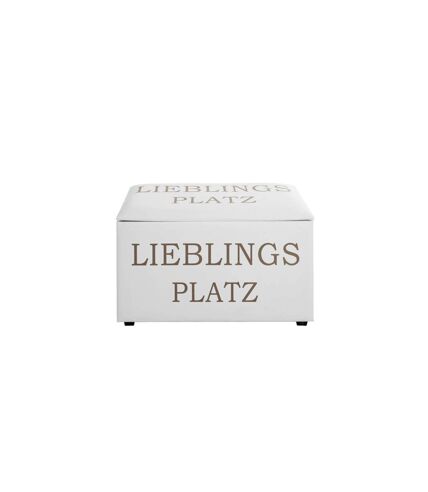 Coffre de Rangement Lieblings Platz 65cm Blanc