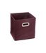 Boîte de Rangement Pliable Premium 31x31cm Aubergine