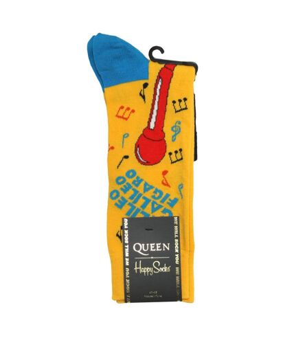 Mens Official Licensed Rock Queen Novelty Socks