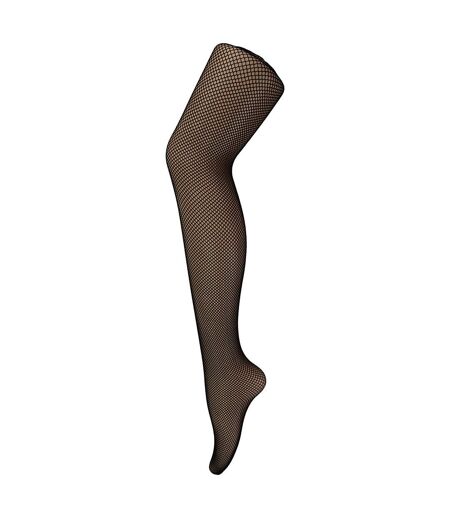 Ladies Black Soft Fishnet Stockings