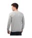 Mens Stern Crew Neck Sweatshirt Grey Farah-2