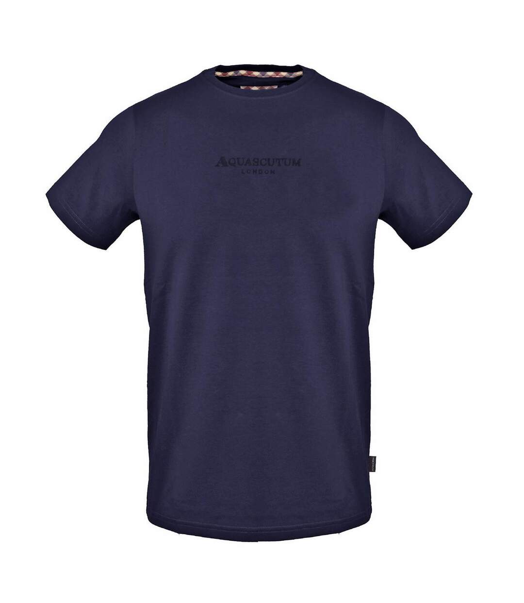 T-shirt Motif/style Logo Homme Bleu Marine Aquascutum-1