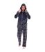Ensemble De Pyjama Long Motif/style À Carreaux Homme Charbon Keanu-1
