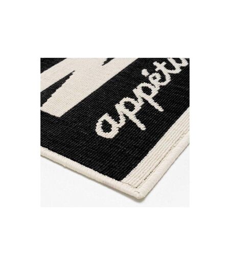 Tapis de Cuisine Appetito 50x80cm Noir