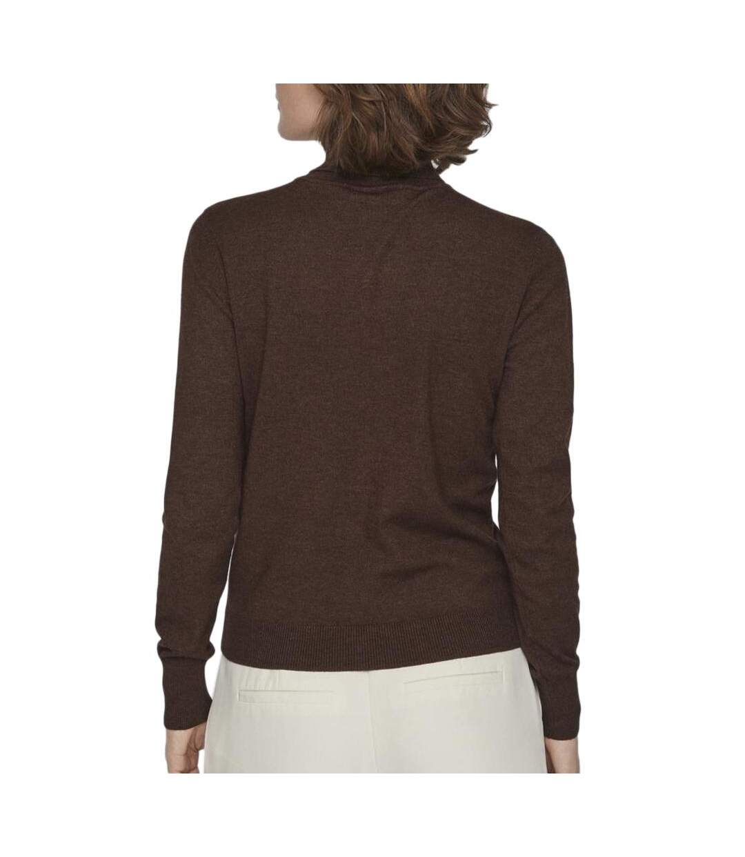 Pull Marron Femme Vila Comfy - L