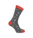Mr. Heron - Chaussettes Noël Homme | Fantaisie en Bambou | Ruldoph & Santa-1