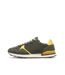 Baskets kaki/jaune homme teddy smith 120667-1