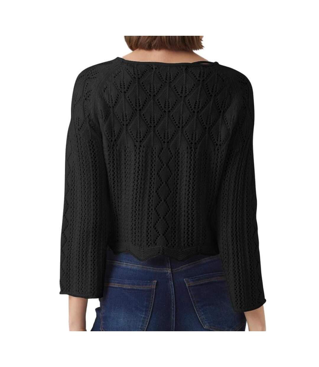 Pull noir femme femme vero moda ginger - l-2