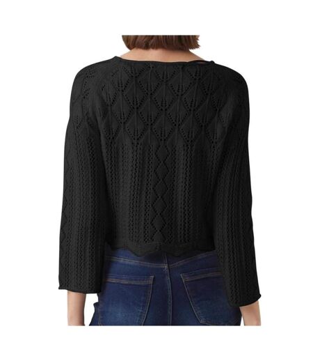Pull noir femme femme vero moda ginger - l