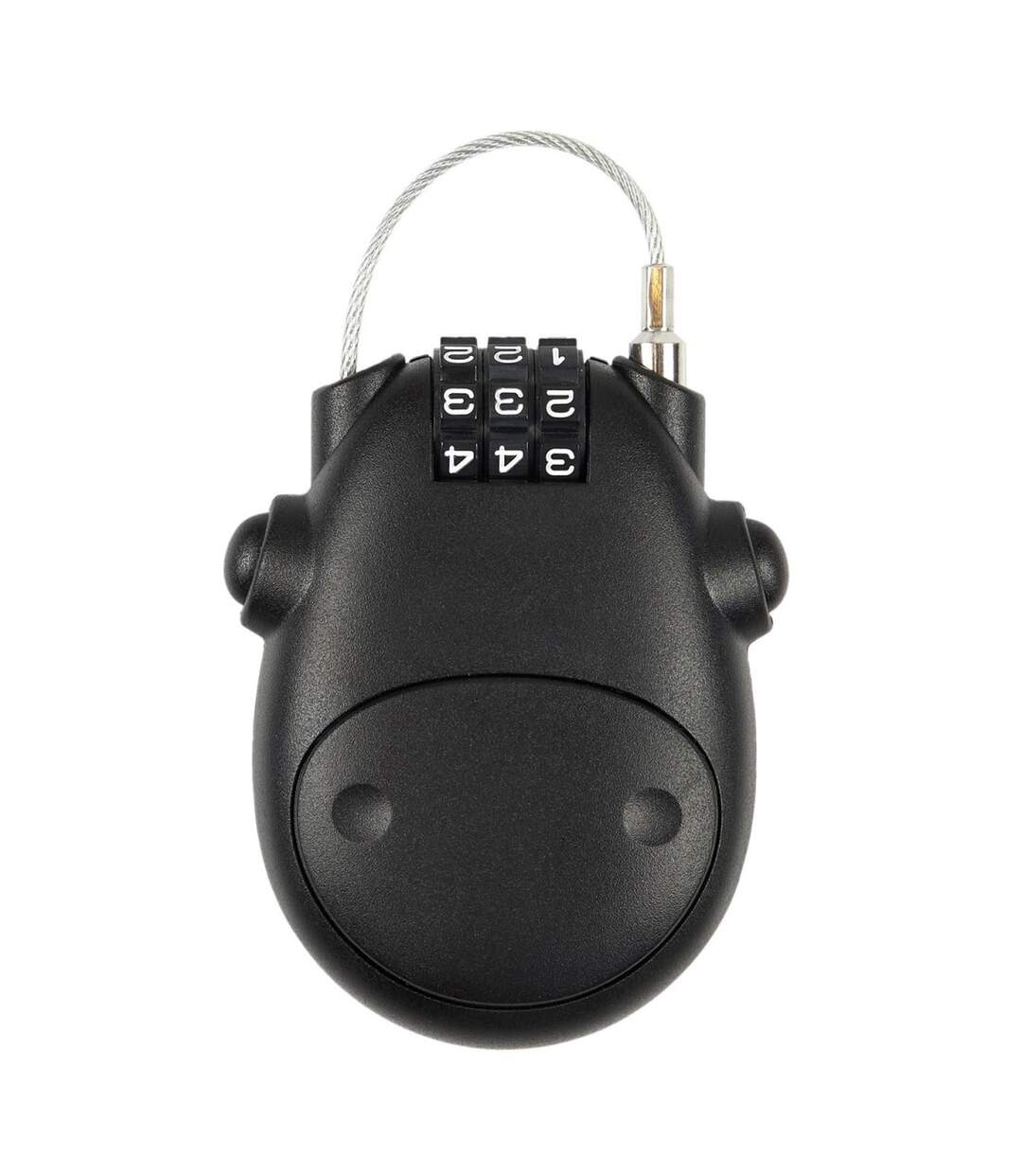 Cadenas Extensible avec Code Valise 7cm Noir-1