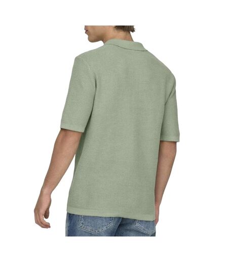 Polo vert homme only & sons seric reg