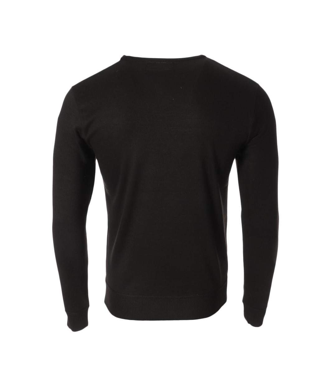Pull noir homme rms26 basic-2