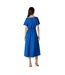 Robe mi-longue femme bleu marine Principles