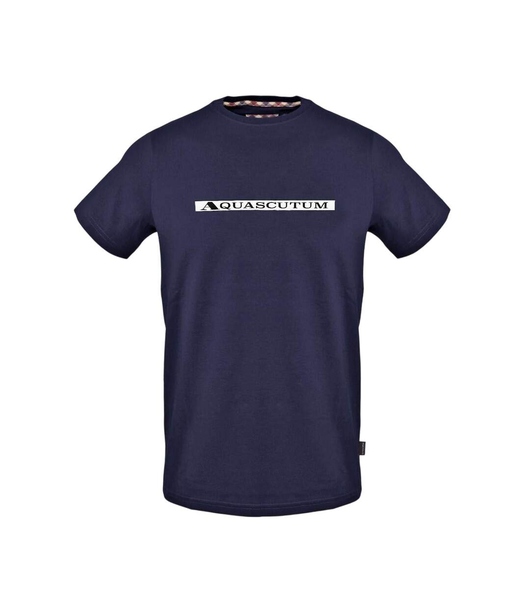 Mens Lettering T-shirt Navy Aquascutum-2