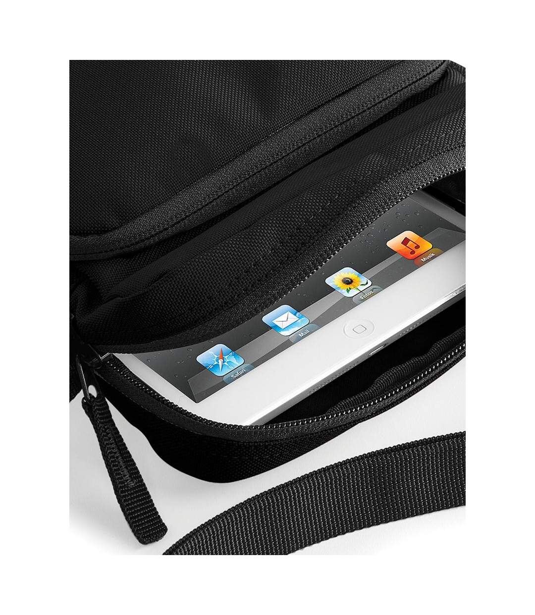 Pochette À Bandoulière Taille Unique Noir Bagbase-4