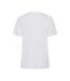 T-Shirt blanc/rose femme pieces tess-2
