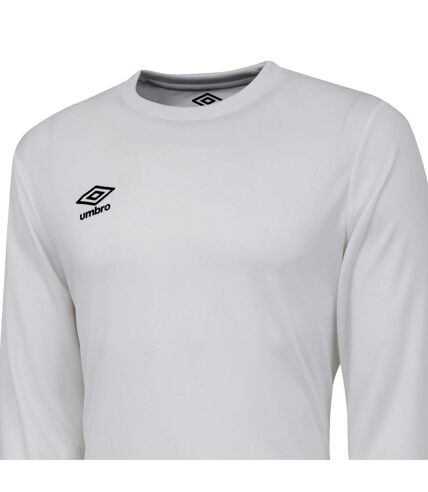 Umbro Mens Club Long-Sleeved Jersey (White)
