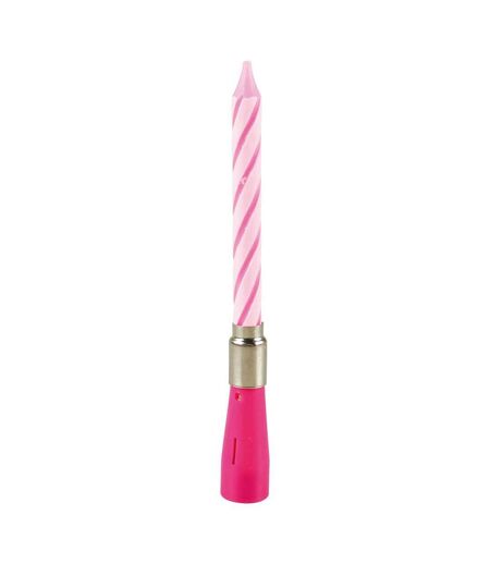 Bougie d'Anniversaire Musicale 12cm Rose