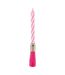 Bougie d'Anniversaire Musicale 12cm Rose-1