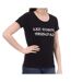 T-shirt Noir Femme Lee Cooper Ole - S