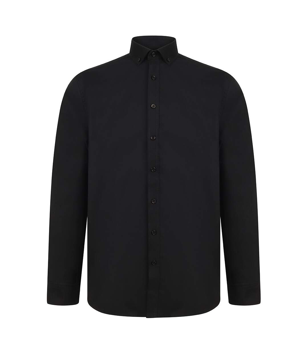 Henbury Chemise Oxford moderne à manches longues pour hommes (Noir) - UTPC3834