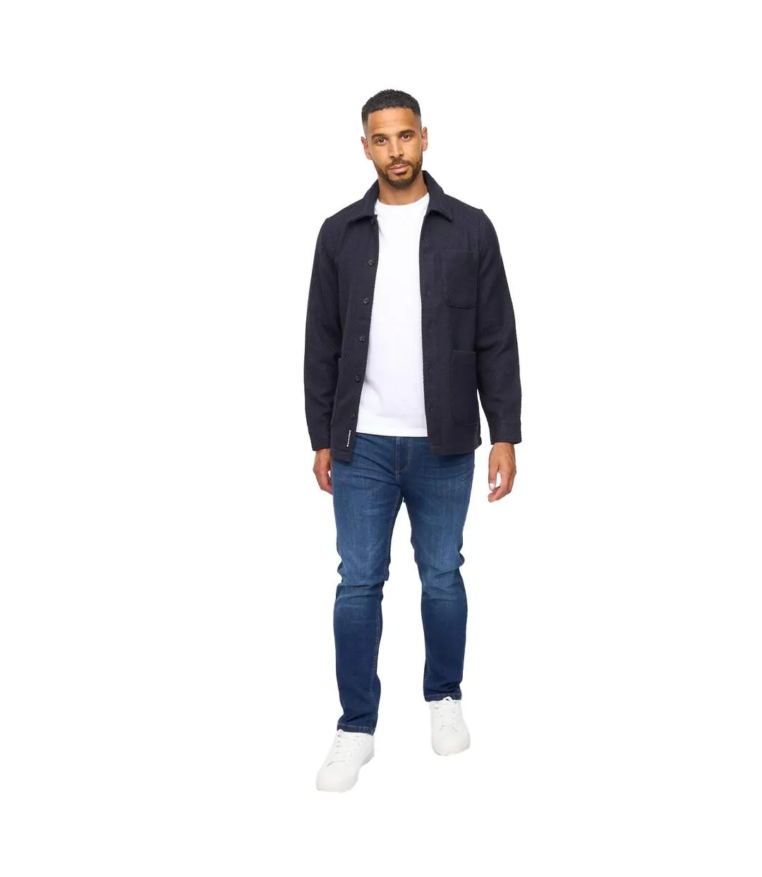 Surchemise Motif/style Texturé Haynerson Homme Bleu Marine Bewley & Ritch-4