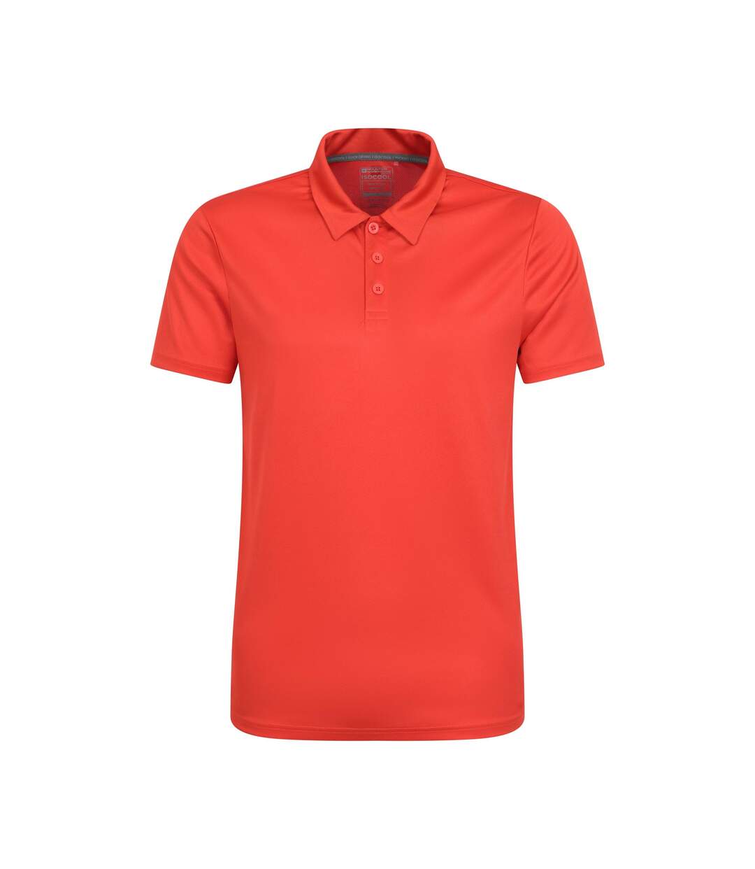 Polo endurance homme orange vif Mountain Warehouse-1