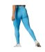 Legging Turquoise Femme Adidas Hyglm - L