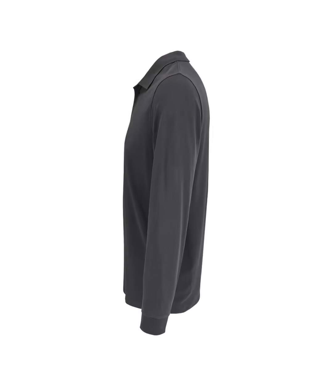 Polo Adulte Gris Foncé Uni SOLS-3